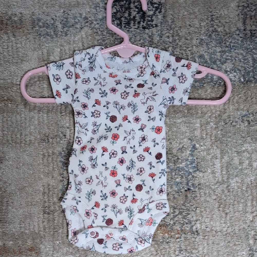 Floral Print Kids One Piece